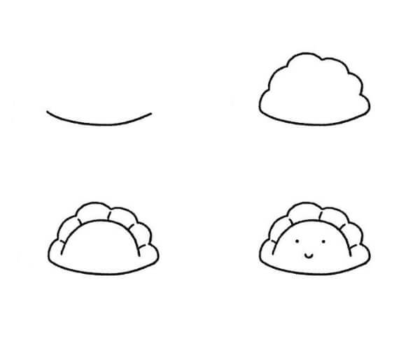 Dibujos de Dumpling de camarón