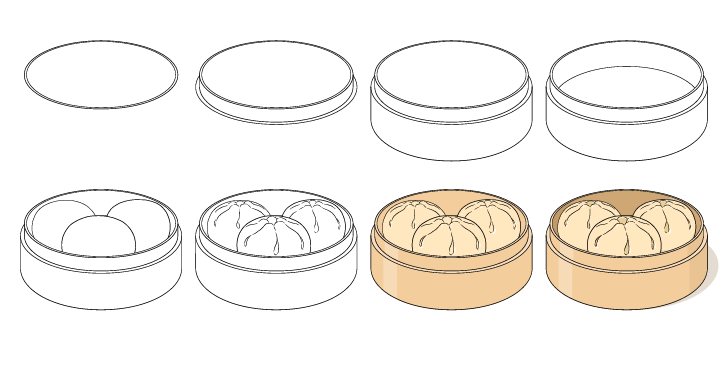 Dibujos de Dumpling delicioso