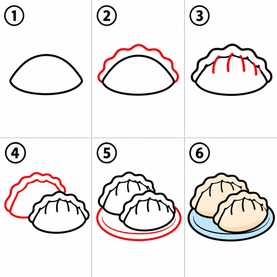 Dibujos de Dumpling pequeño