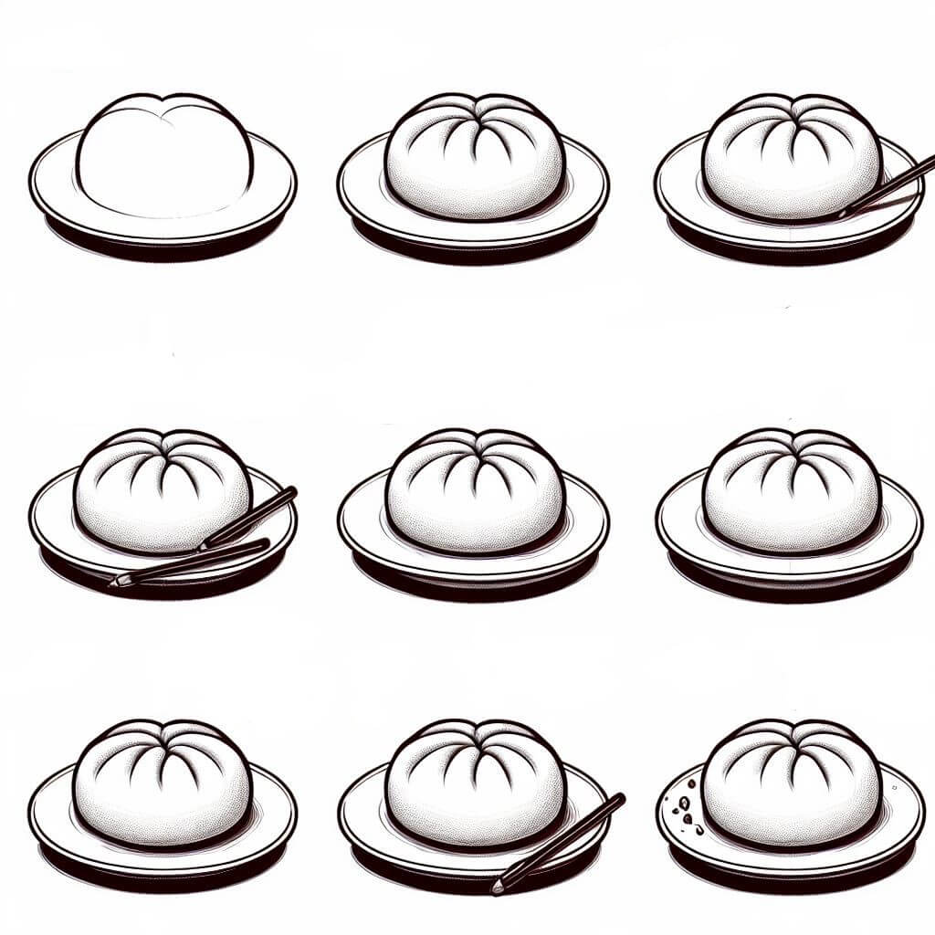 Dibujos de Dumpling picante