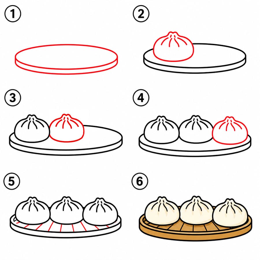 Dibujos de Dumpling suave