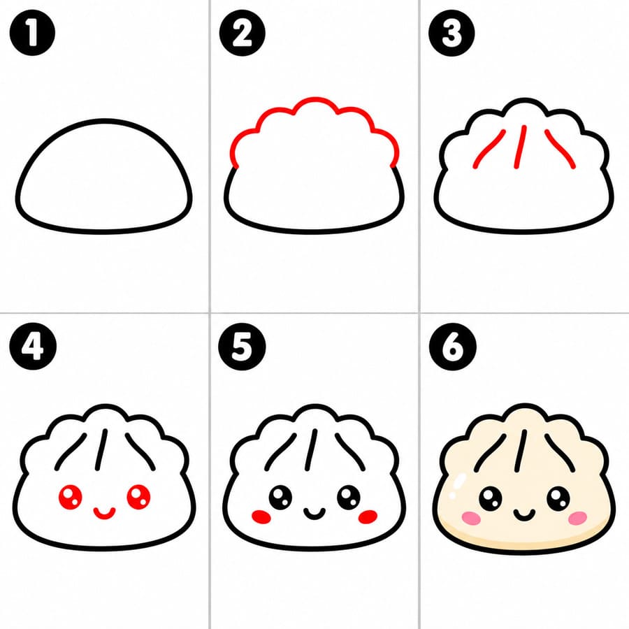 Dibujos de Dumpling tierno