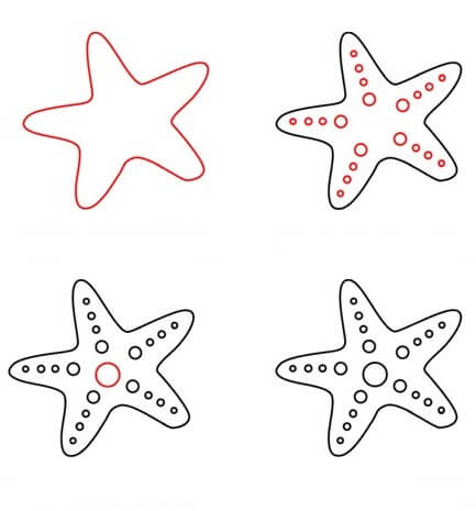 Dibujos de Estrella de Mar Mágica