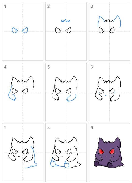 Dibujos de Gengar