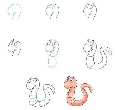 Dibujos de Gusano de Tierra