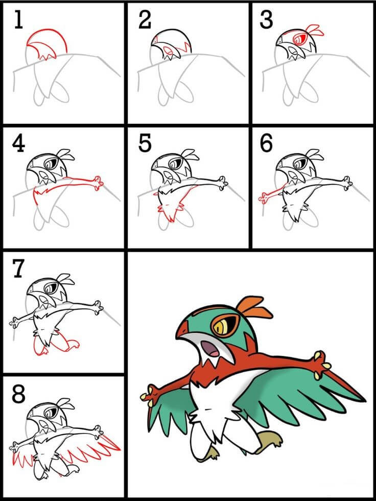 Dibujos de Hawlucha