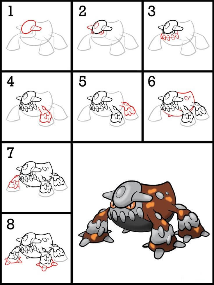 Dibujos de Heatran