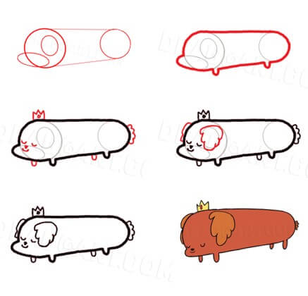 Dibujos de Hot Dog callejero