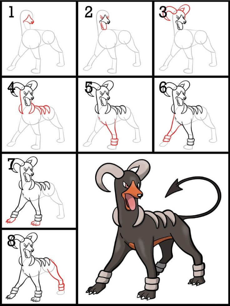 Dibujos de Houndoom