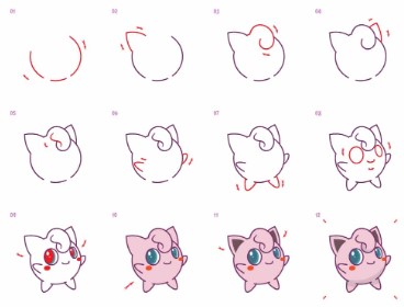Dibujos de Jigglypuff kawaii