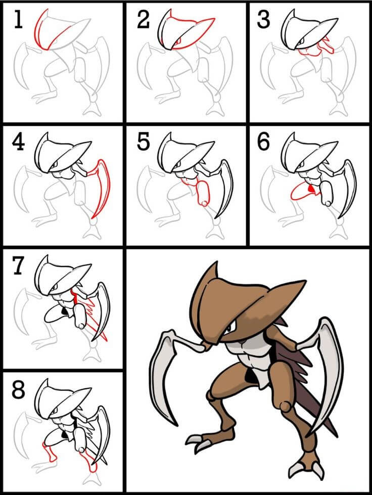 Dibujos de Kabutops