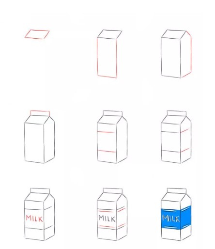 Dibujos de Leche blanca