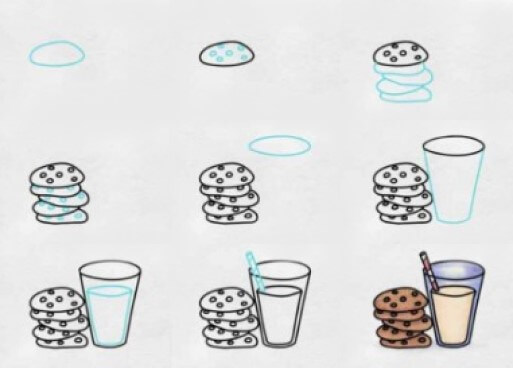 Dibujos de Leche caliente