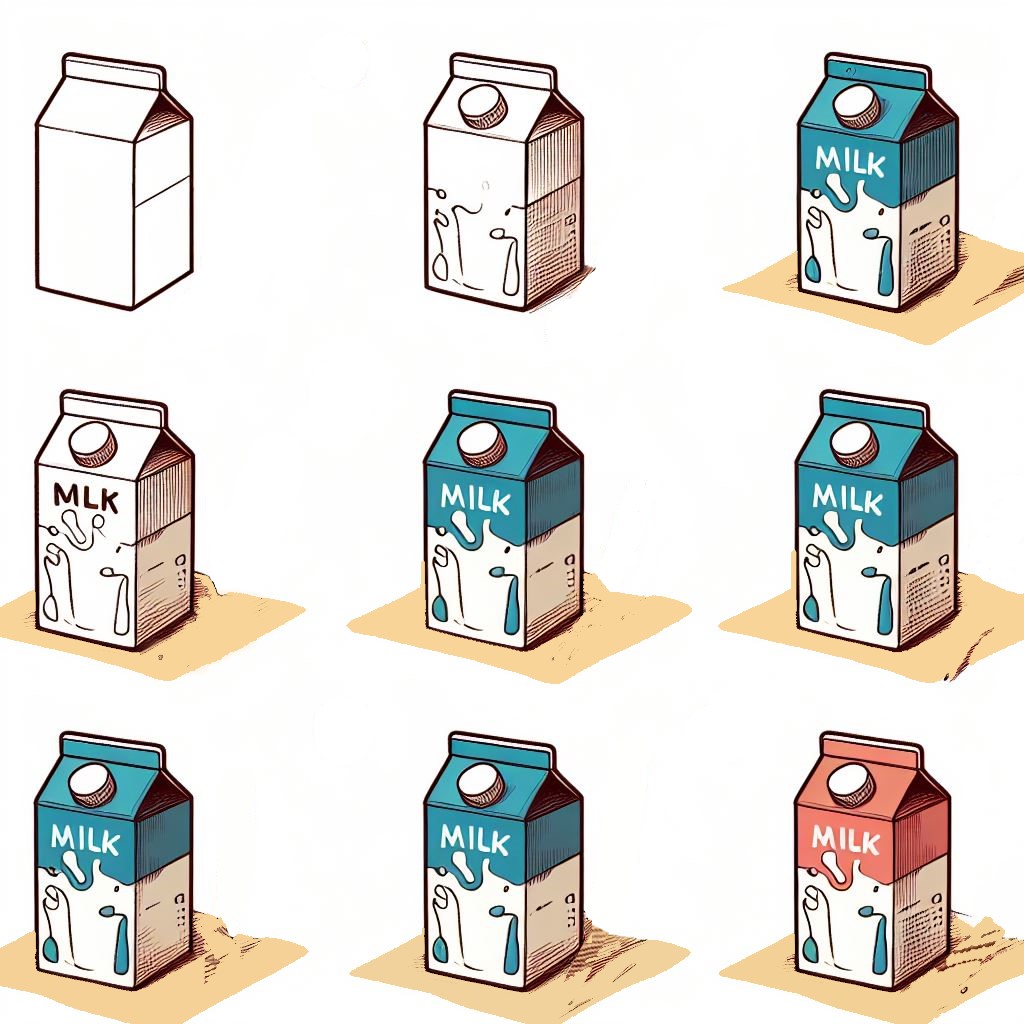 Dibujos de Leche
