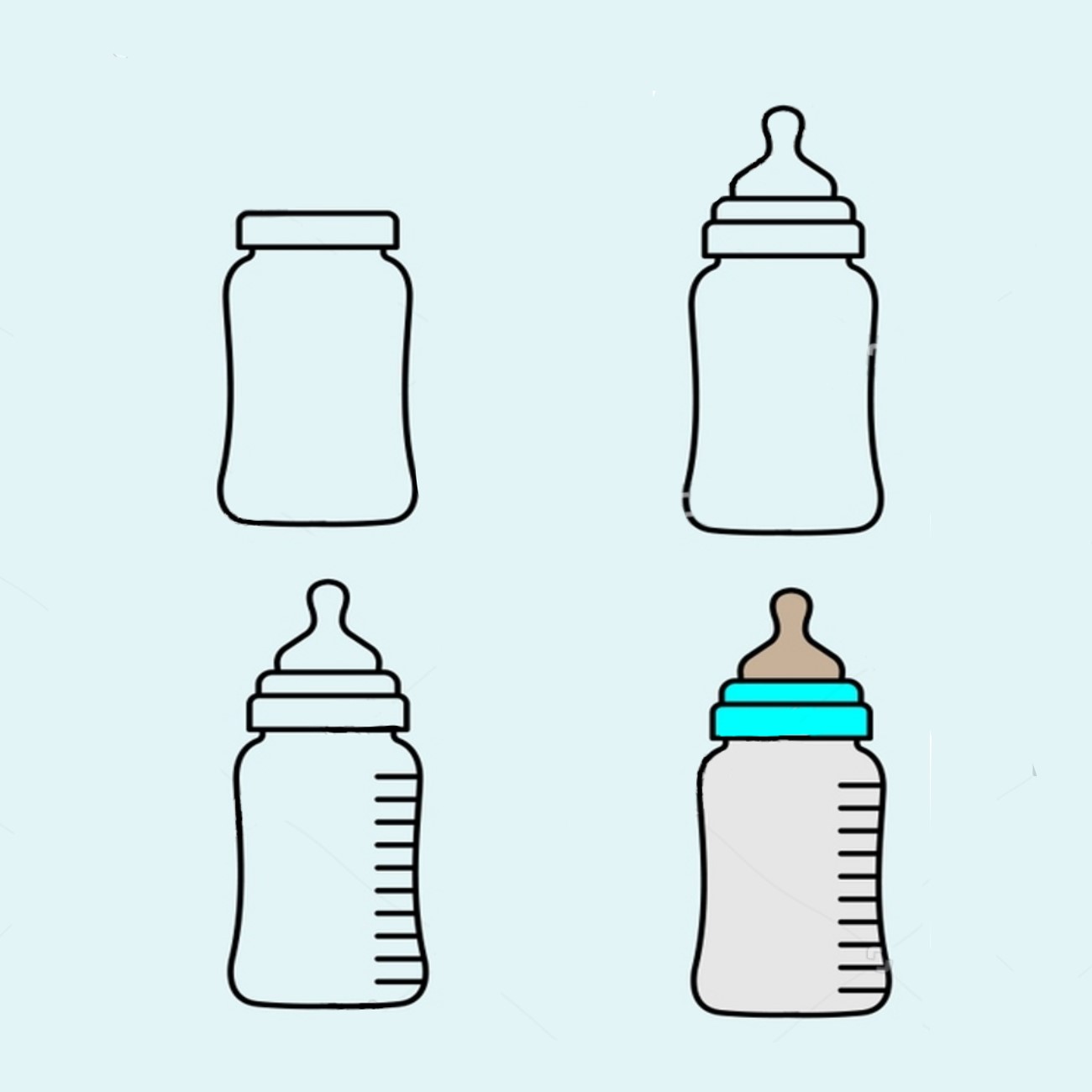 Dibujos de Leche fresca