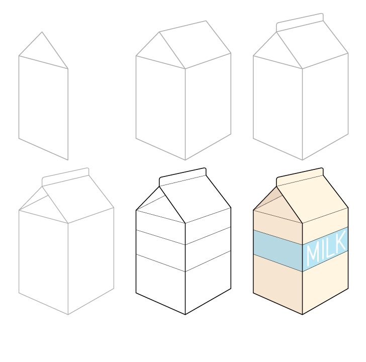 Dibujos de Leche natural