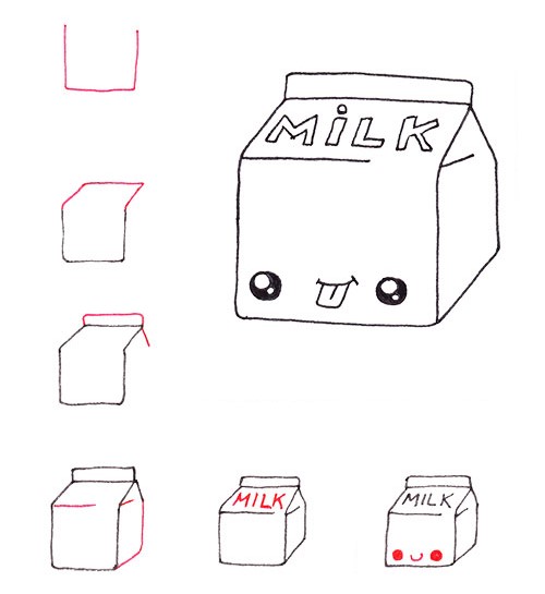 Dibujos de Leche pura