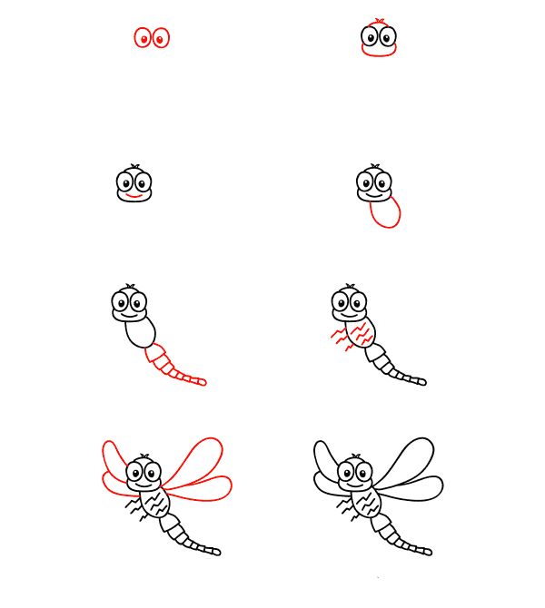 Dibujos de Libélula del Estanque