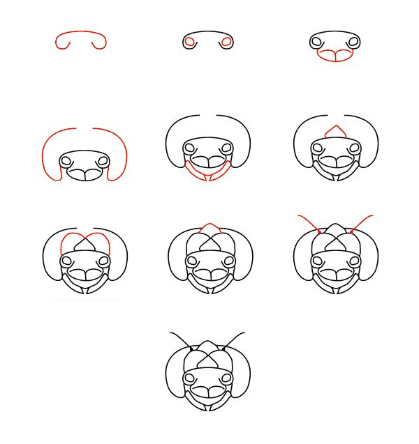 Dibujos de Libélula en la Naturaleza