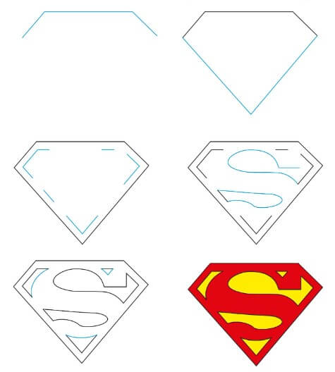 Dibujos de Logotipo de Superman