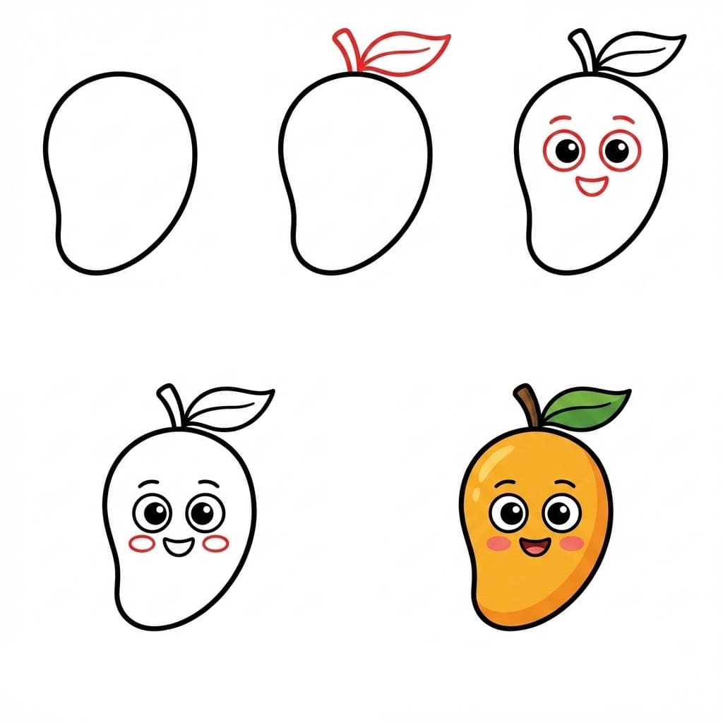 Dibujos de Mango alargado