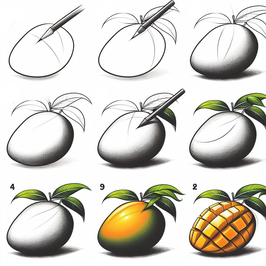 Dibujos de Mango amarillo