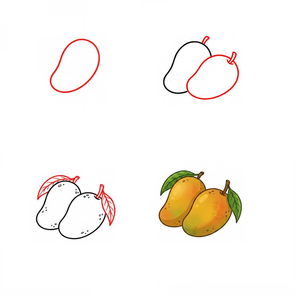 Dibujos de Mango de caricatura