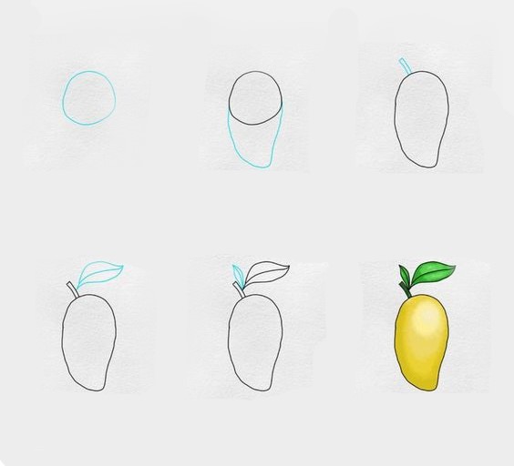 Dibujos de Mango delicioso