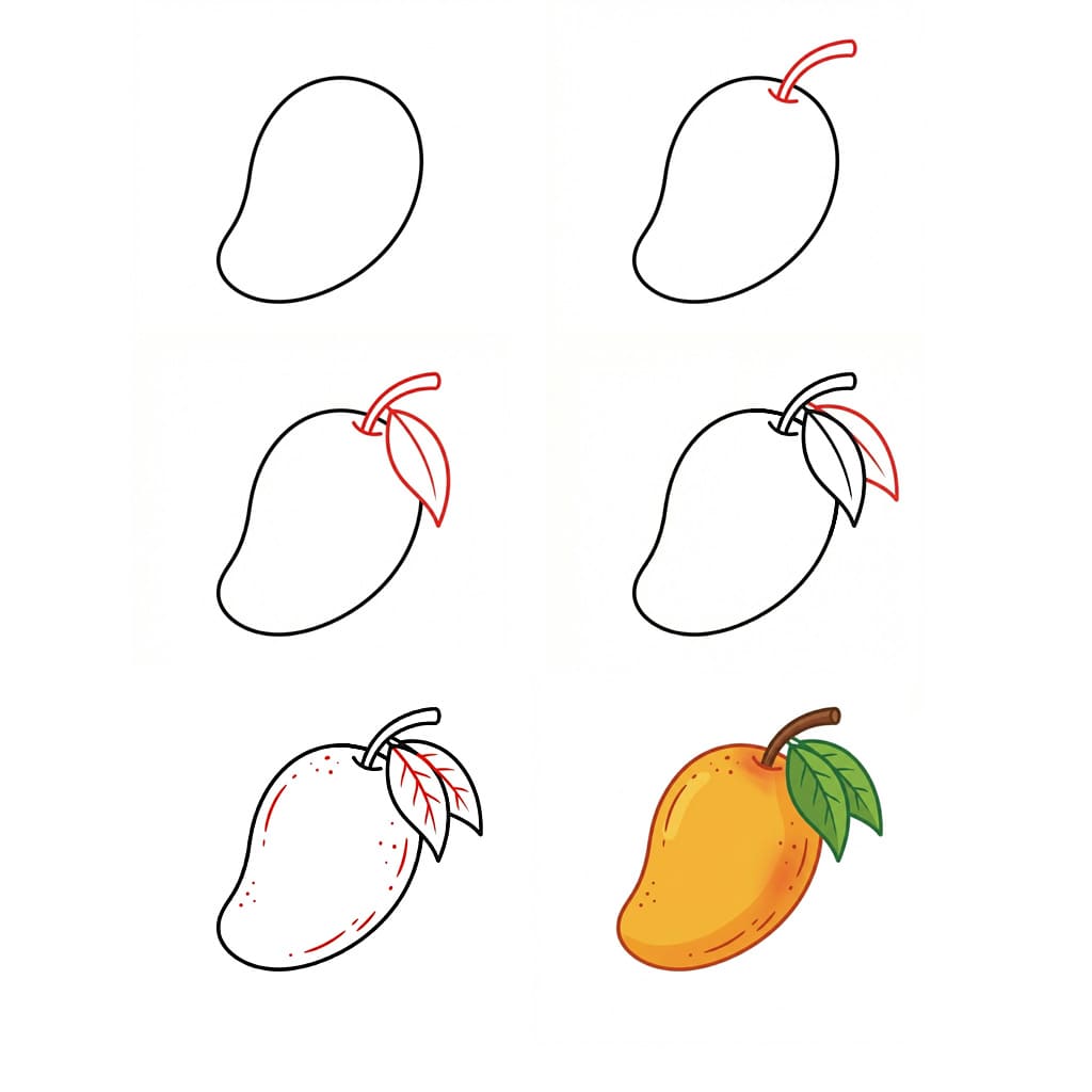 Dibujos de Mangos