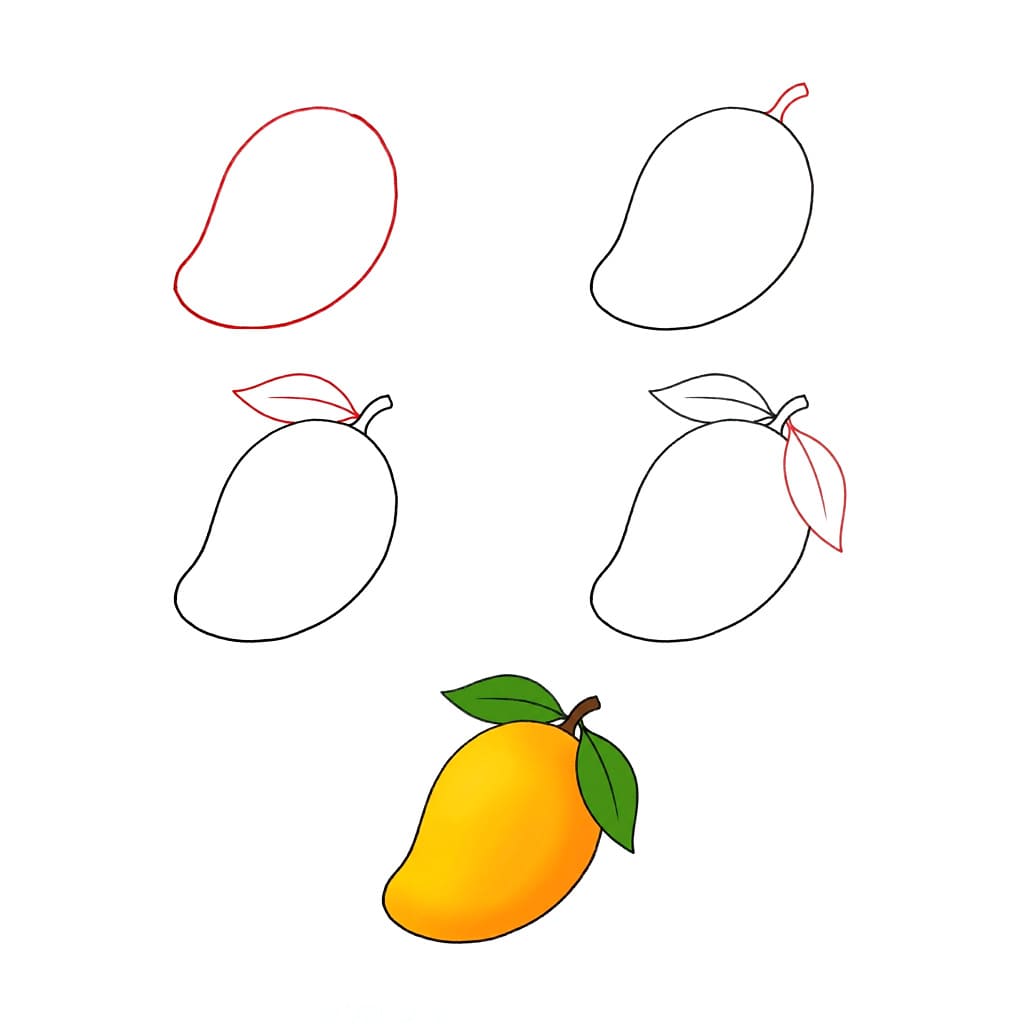 Dibujos de Mango exótico