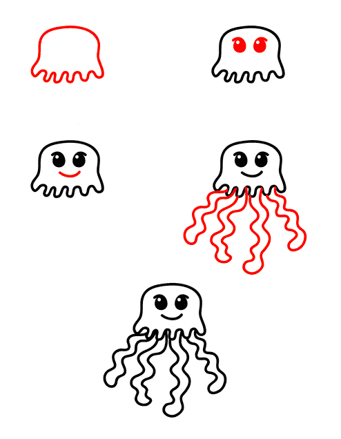 Dibujos de Medusa brillante