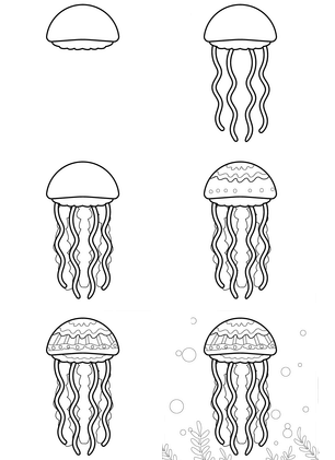 Dibujos de Medusa calma
