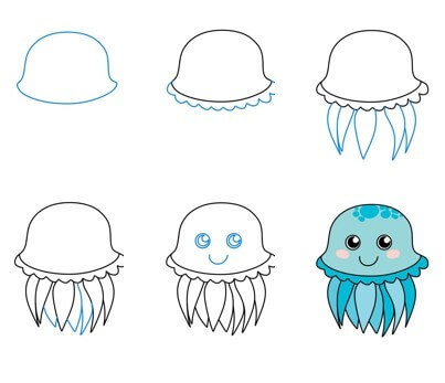 Dibujos de Medusa elegante