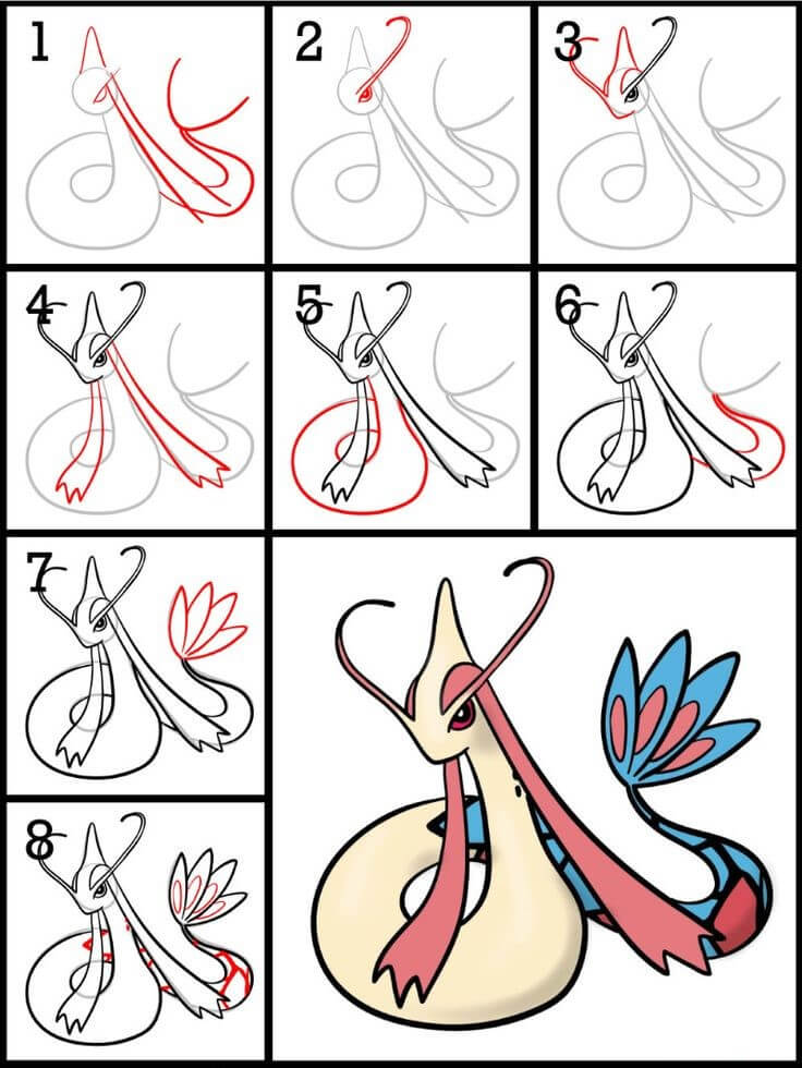 Dibujos de Milotic