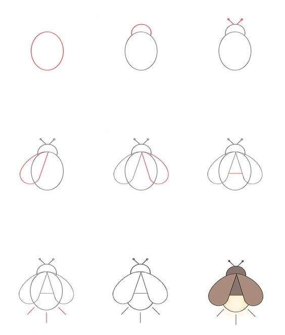 Dibujos de Mosca Pequeña