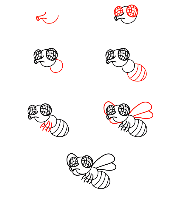 Dibujos de Mosca Voladora