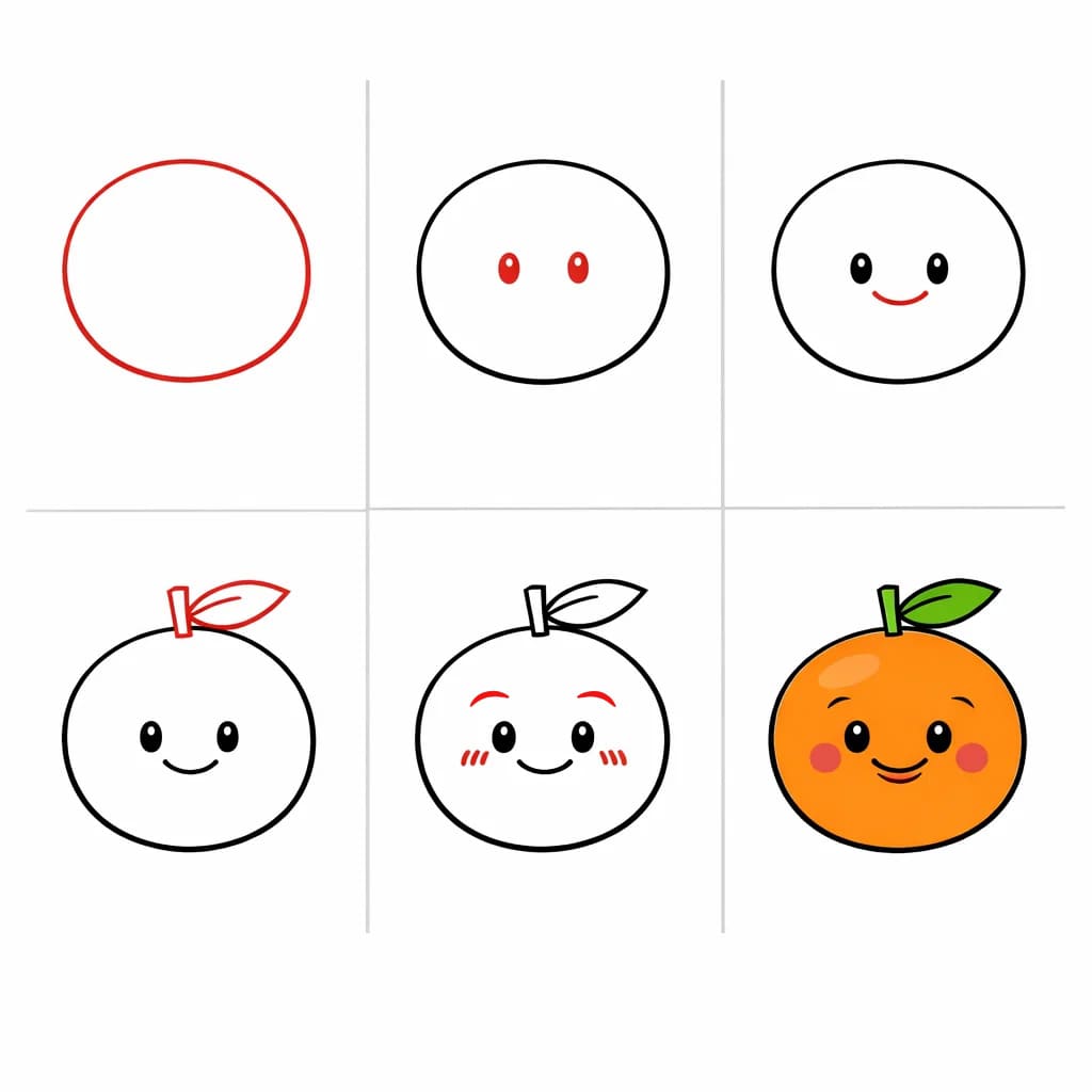 Dibujos de Naranja cítrica