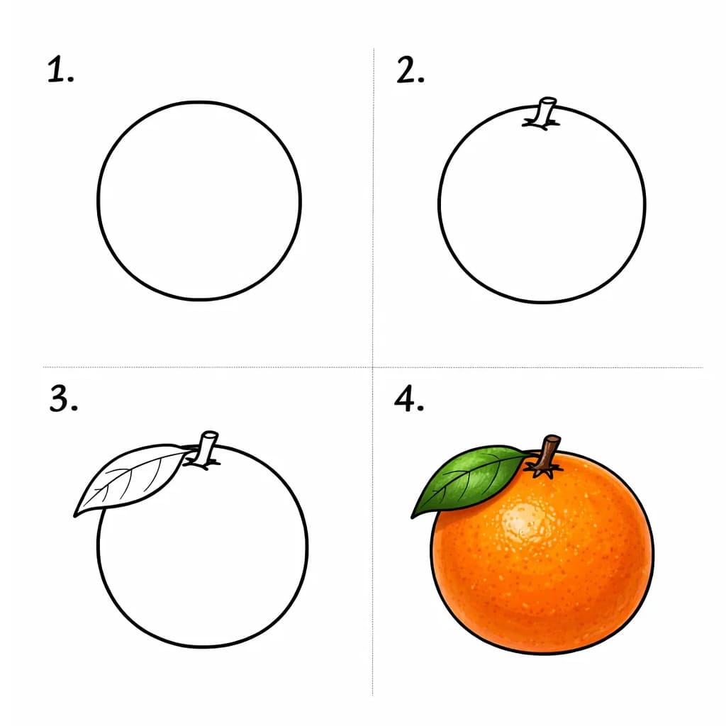 Dibujos de Naranjas