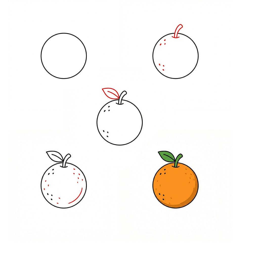 Dibujos de Naranja del campo