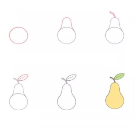 Dibujos de Pera dulce