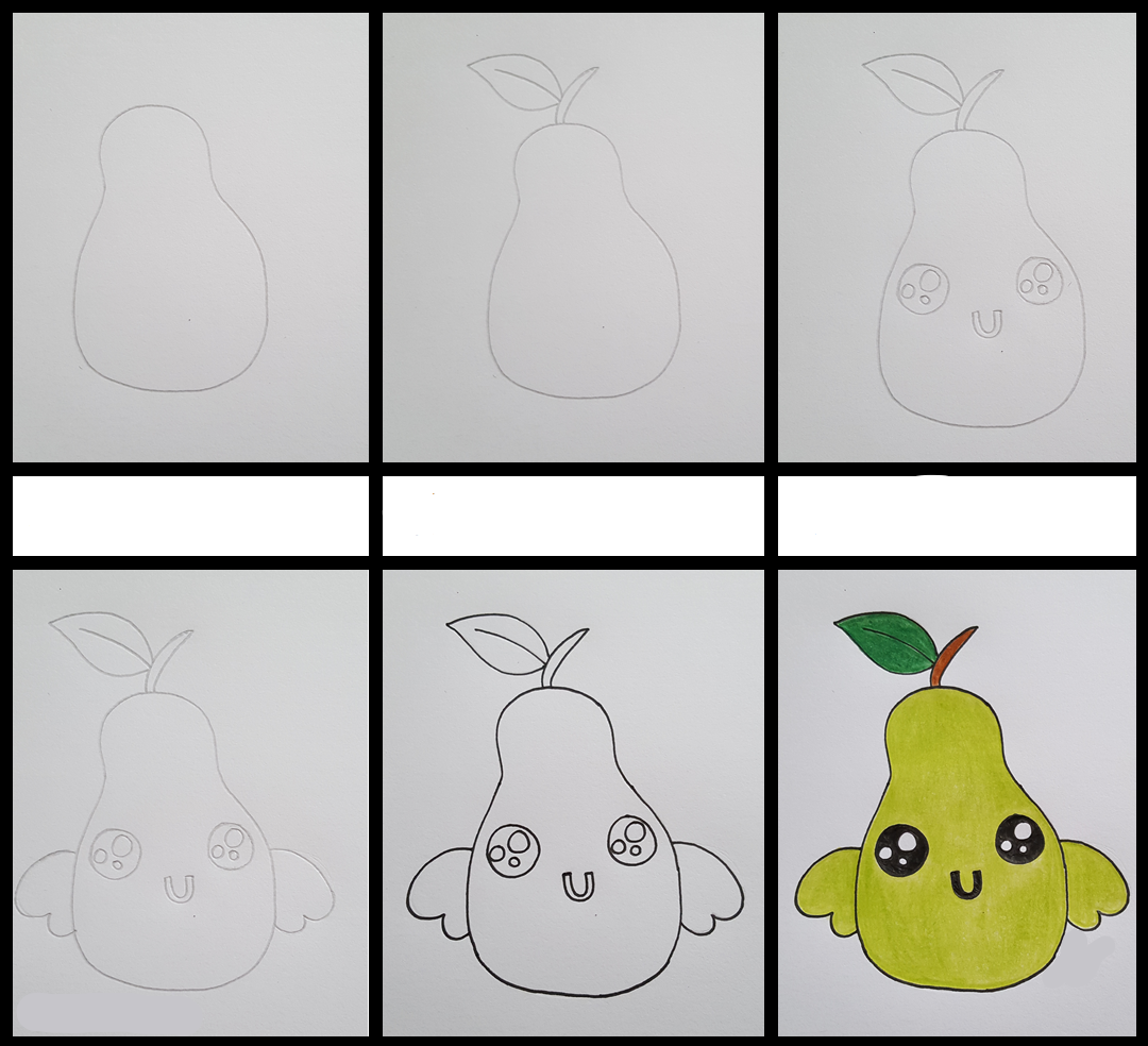 Dibujos de Pera madura