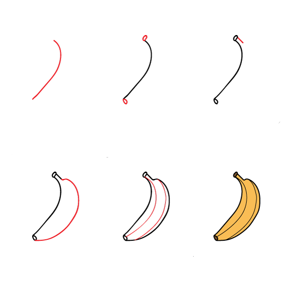 Dibujos de Plátano de jardín