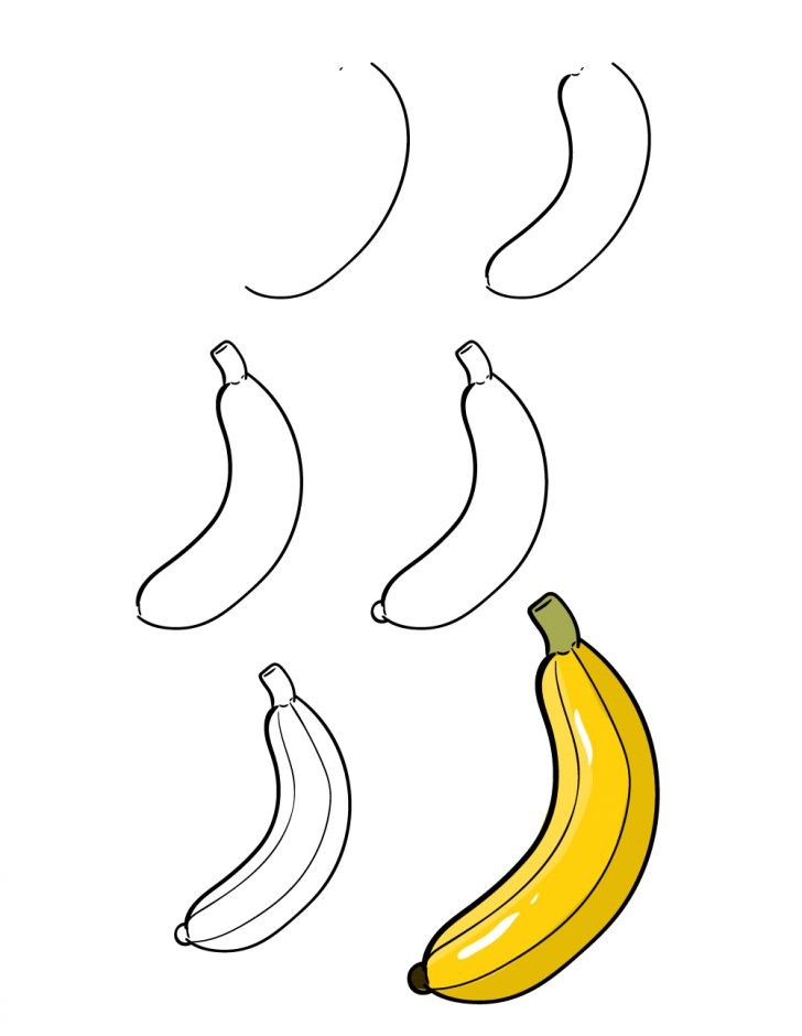 Dibujos de Plátano dulce