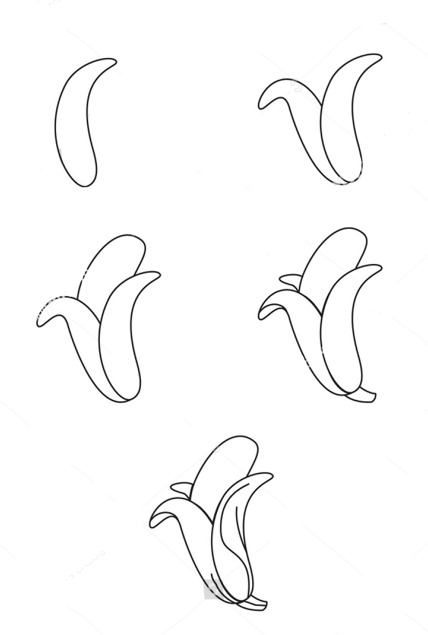 Dibujos de Plátano pequeño