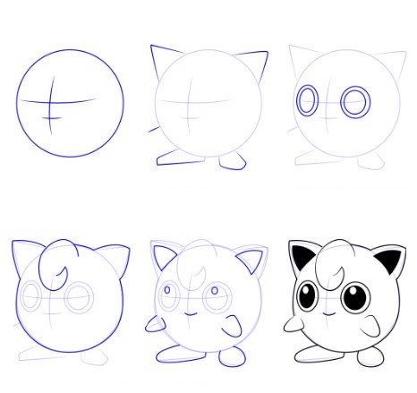 Dibujos de Pokémon Jigglypuff