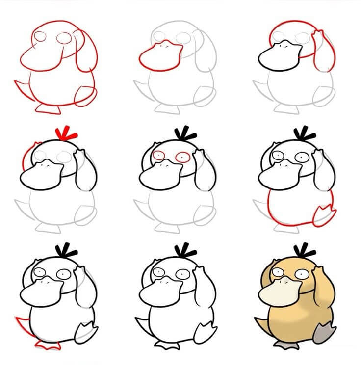 Dibujos de Psyduck