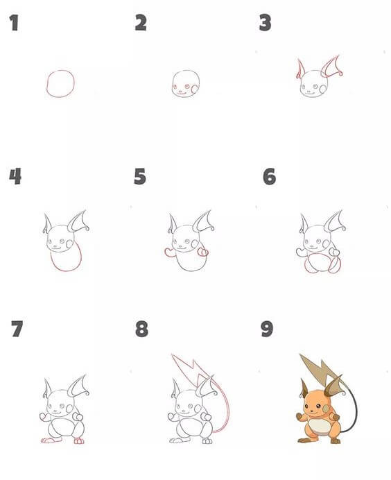Dibujos de Raichu