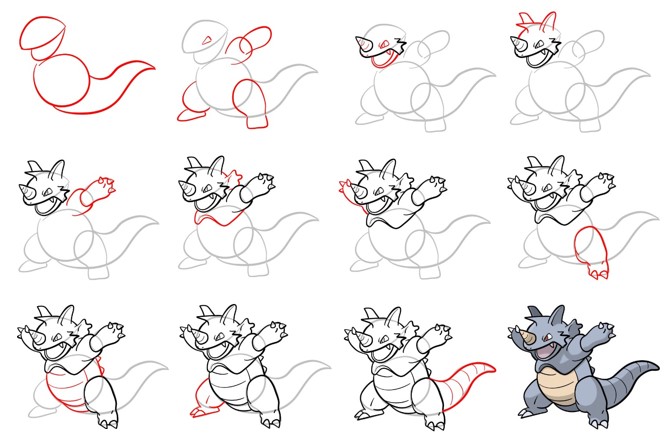 Dibujos de Rhydon