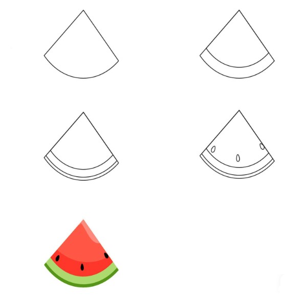 Dibujos de Sandía de verano