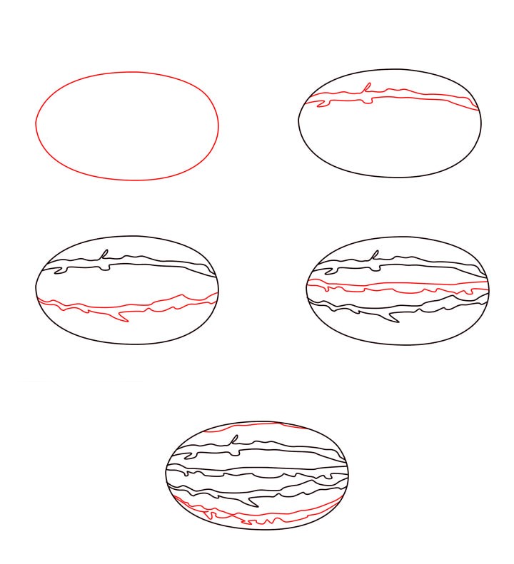 Dibujos de Sandía grande